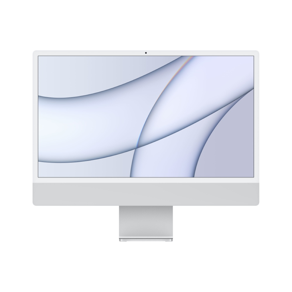 24-inch iMac with Retina 4.5K display: Apple M1 chip with 8‑core CPU and 7‑core GPU, 256GB - Silver