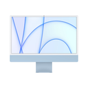 24-inch iMac with Retina 4.5K display: Apple M1 chip with 8‑core CPU and 8‑core GPU, 512GB - Blue